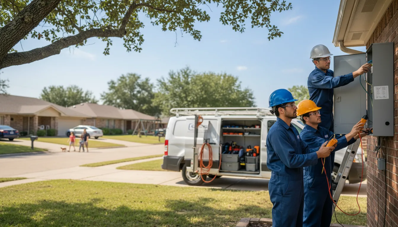 Certified electrician providing emergency electrical services in Clarksville, IA